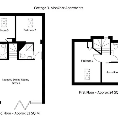 Apartment - Monkbar Mews *