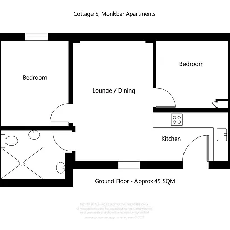 - Monkbar Mews Lägenhet